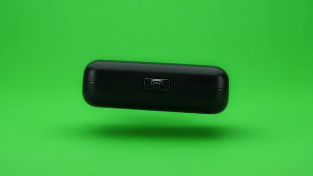 Black Minimalist Floating Product Green Screen Case