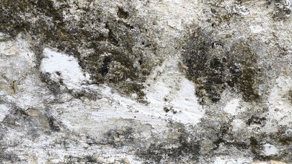 Obraz premium Horizontal closeup dirty grey wall surface with rough grunge texture and cracks, ideal for abstract design.
