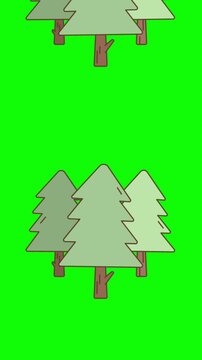 Christmas tree wooden direction signs