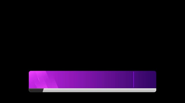 purple lower third template for broadcast media