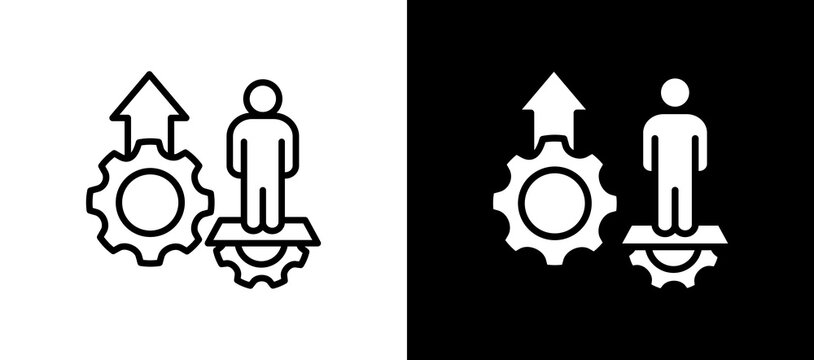 Productivity lineglyph icon