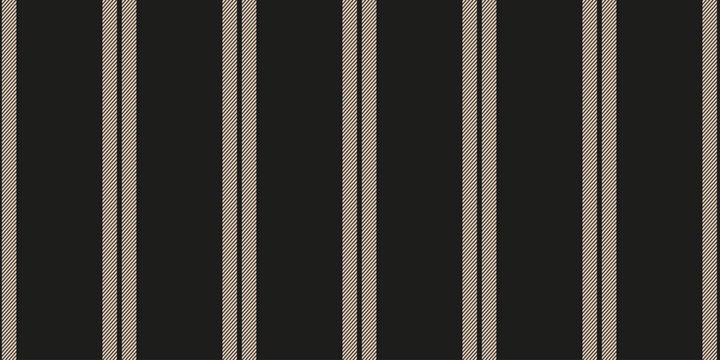 Elegant living room wallpaper design with trendy Dobby pattern. Vector stripe seamless pattern isolated black background. Perfect interior room wall decor wallpaper printing design. EPS 10