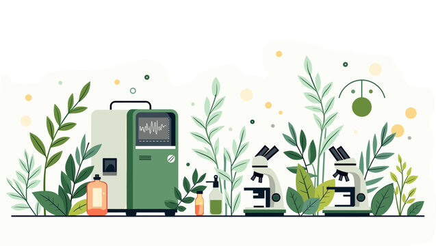 A delicate and modern botanical illustration evokes feelings of tranquility and growth. Perfect for websites, branding, or social media content relate