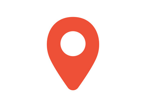 マップピンのアイコンのイラスト