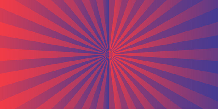 Radial motion lines forming a dramatic burst. Vector sunray stripe background. Light sunburst glowing background. Retro comic gradient background texture overlay. Vector illustration pattern beam rays