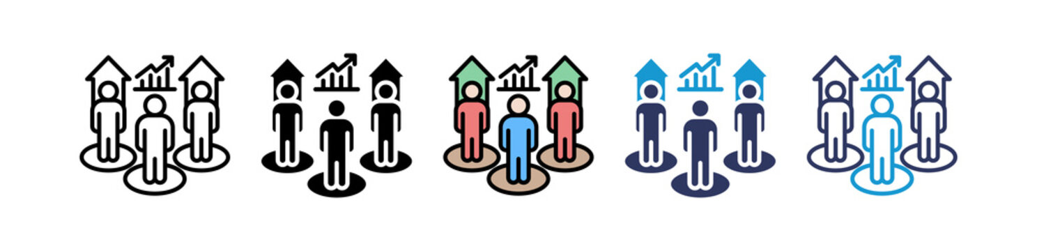 Workforce Trends multiple icon