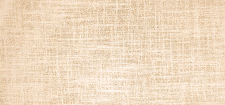 Natural linen fabric texture with woven pattern, realistic vector background. Woven cotton tablecloth backdrop. Beige canvas material with burlap weave for vintage design projects, tissue effect