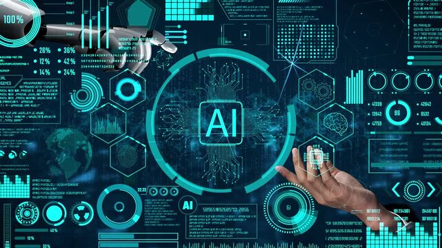 AI Assistant Brain Processor with LLM Technology, Big Data, Machine Learning, Generative AI for Business Support, Future Agentic AI Technology and Artificial Intelligence Prompt Engineering. Thunk