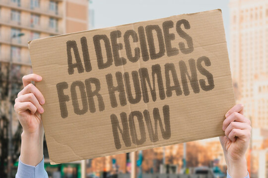 "AI Decides For Humans Now" Documented AI systems now make consequential decisions in healthcare, law, and finance without direct human sign-off. AI. GOVERN. REAL. HUMAN. TECH.