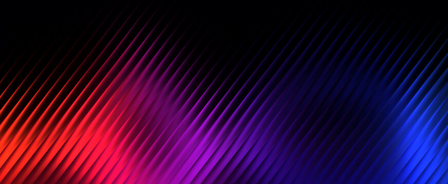 Abstract background, bright gradient colors, red to blue texture stripes