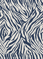 zebra animal skin seamless pattern on gray and blue navy texture textile  © anwar