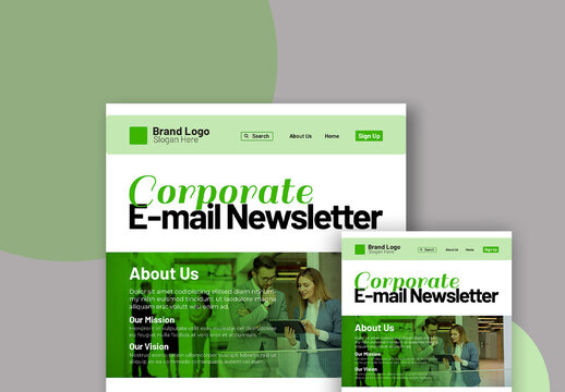 Simple Email Newsletter Layout