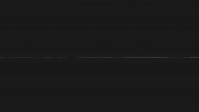 Minimal VHS static glitch line texture with retro old television screen background for VFX overlay and video editing