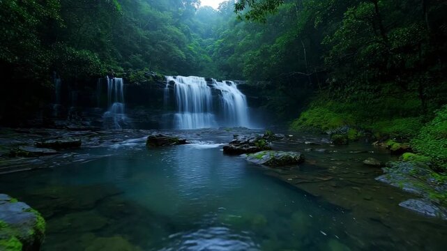 coorg kodagu karnataka stunning waterfalls cascading through lush tropical forest