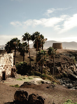 El Cotillo in Fuerteventura, windy day