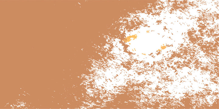 Old paper texture and abstract grunge background with brown rust circles on a dirty metal wall pattern