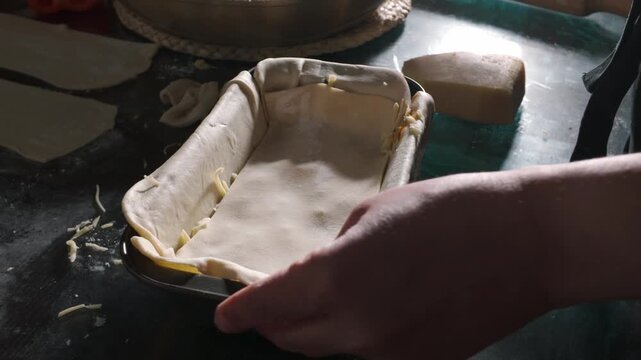 Homemade Vegan Lasagna: Layering a Healthy Plant-Based Italian Dish from a Traditional Recipe