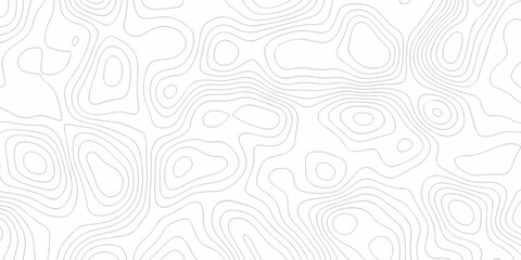 Minimal topography map area wallpaper. vector topo paper lines. Topographic contour lines grid map pattern. Geographic mountain relief. Contour hiking design. © MdLothfor