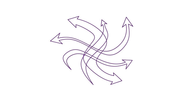Multiple Arrows Pointing Different Directions.