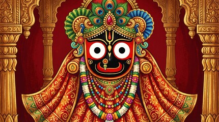 Naklejka premium Lord Jagannath Ji