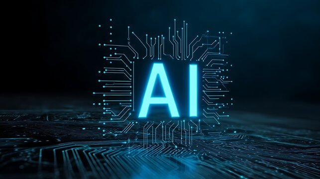 Advanced Computer Chip Representing Artificial Intelligence / 人工知能を表す高度なコンピューターチップ