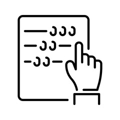 Obraz premium Price list icon. Business and pricing line symbol. Black and white.