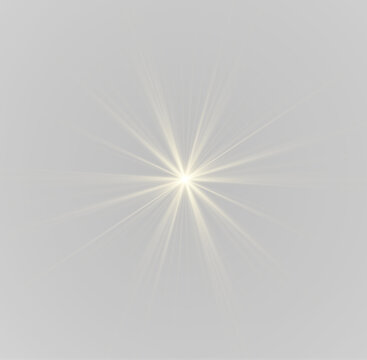 Single sun icon with smooth edges and soft glowing rays png