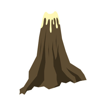 isometric volcano