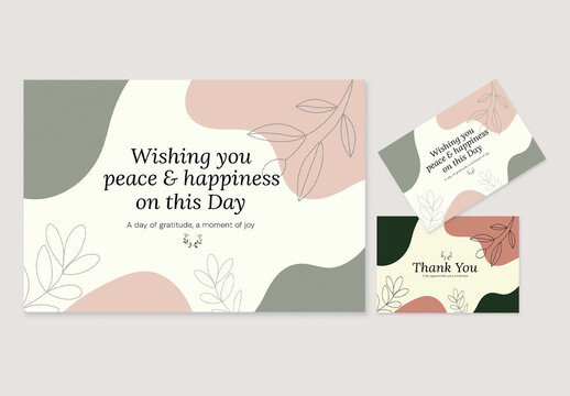 Thank You Card Layout
