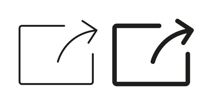 Export icon design, logo, app, template set. Black icons