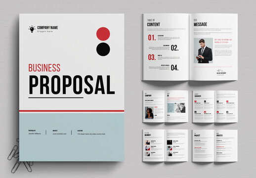 Professional Corporate Business Proposal Template Design
