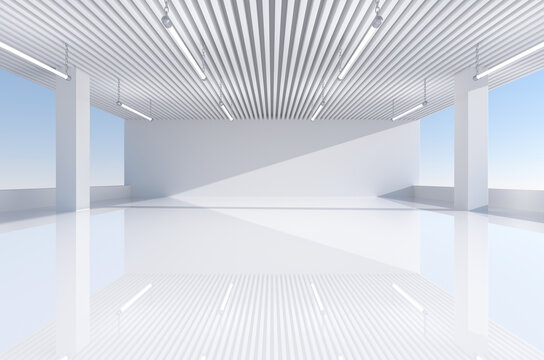 3D rendering exhibition product backgrounds