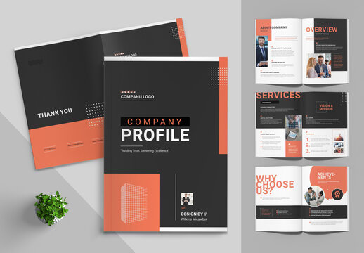 Professional Company Profile Booklet Design