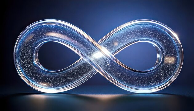 Illuminated Infinity Symbol - A Symbol of Limitless Possibilities.