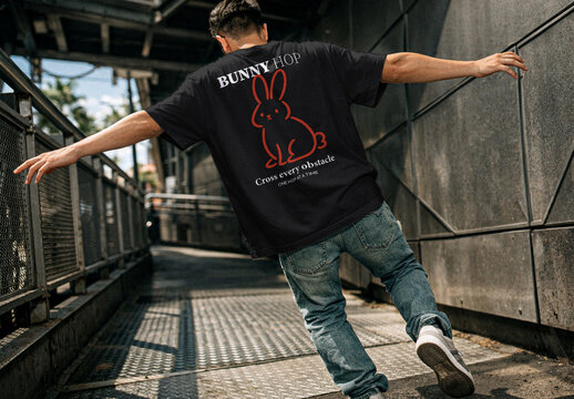 Streetwear T-shirt Mockup