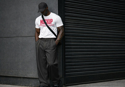 Urban Streetwear T-shirt Mockup