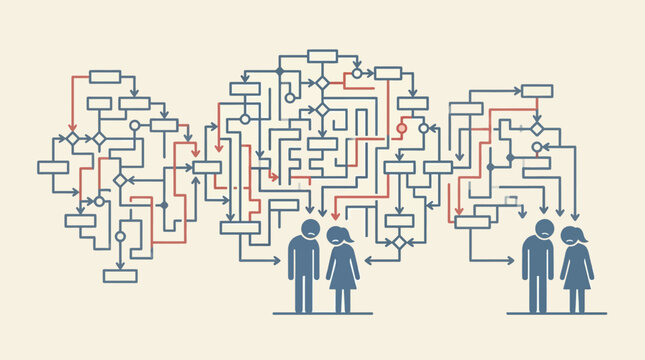 Complex Relationships and Problem Solving Concept Diagram