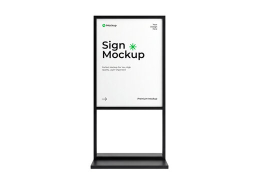 Signage Display Mockup