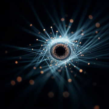 abstract neural structure with an eye