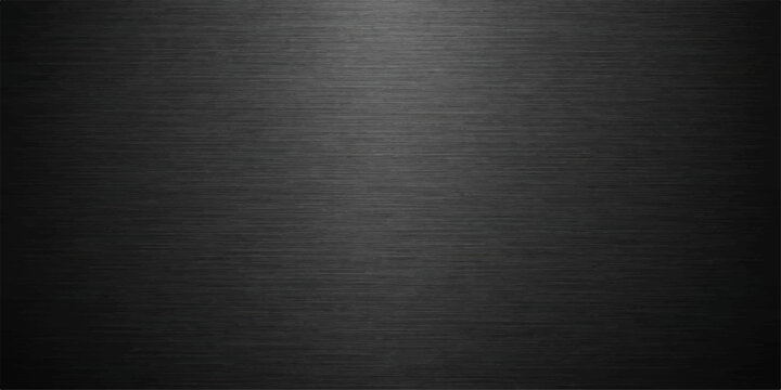 Dark brushed steel plate with a grey metallic texture and shiny industrial silver pattern for a stainless aluminum material backdrop