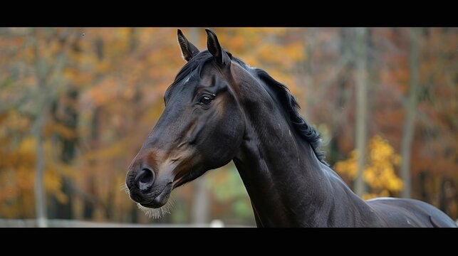 Breathtaking footage of majestic horses galloping freely in nature for your projects and visuals