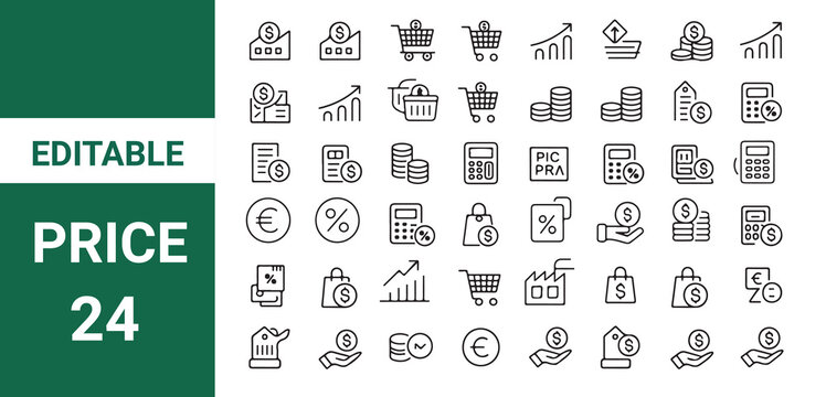 Price Tag, Percentage, Invoice, Estimate, Bills for Business and Finance