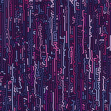 Abstract Colorful Lines Turing Pattern Rough Design Reaction Diffusion Background Vector. Good for Wallpaper, Cover Design, Poster 