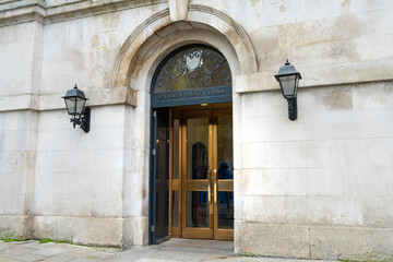 Obraz premium Dublin city hall entrance, Ireland