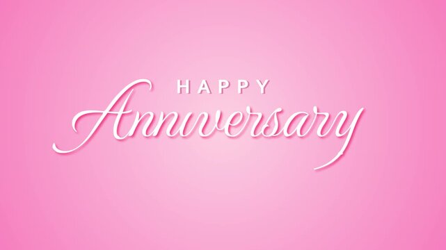 Gold Wedding Anniversary Typography Background with Elegant Celebration Text 4K