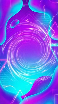 Trendy Vertical TikTok Background Template for Short Form Video Content 2026