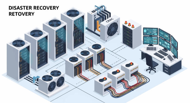 Disaster recovery data center infrastructure.