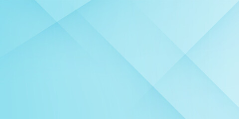 Obraz premium Light Blue Abstract Geometric Background with Transparent Overlapping Shapes