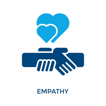 Empathy Icon Dual Tone Style. Vector Illustration For Graphic Design