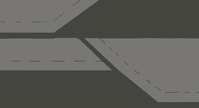 Modern abstract geometric pattern with parallel lines and angles on a dark grey background, creating a sleek design element.